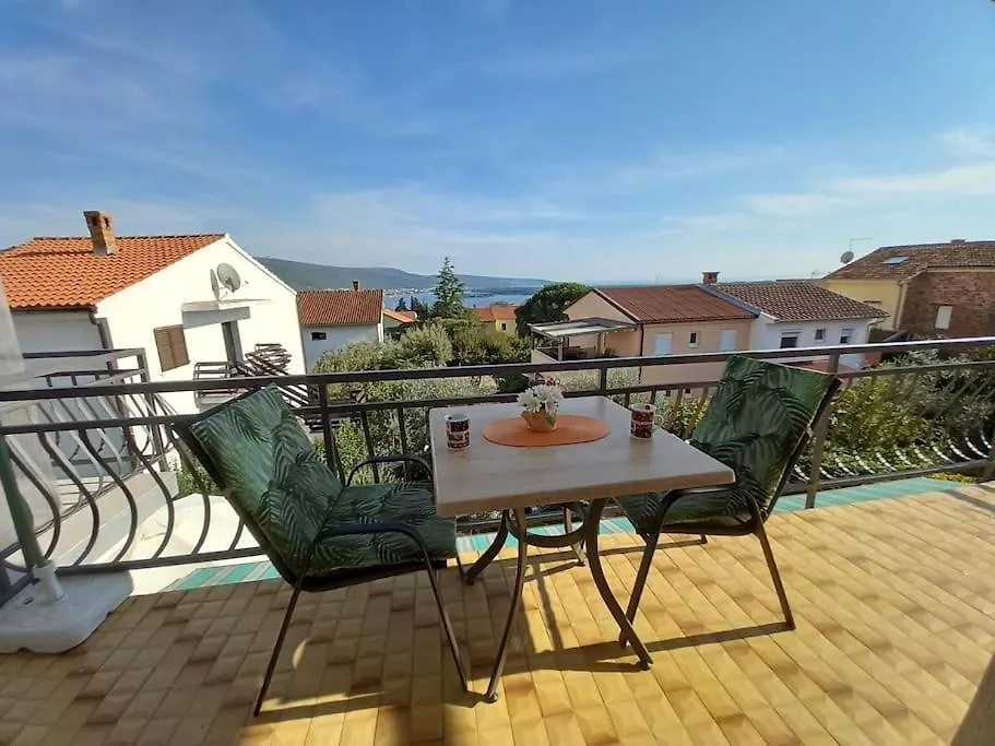 Kornić Apartmani Braut-Studio-Andrea 1 With Beautiful Sea View