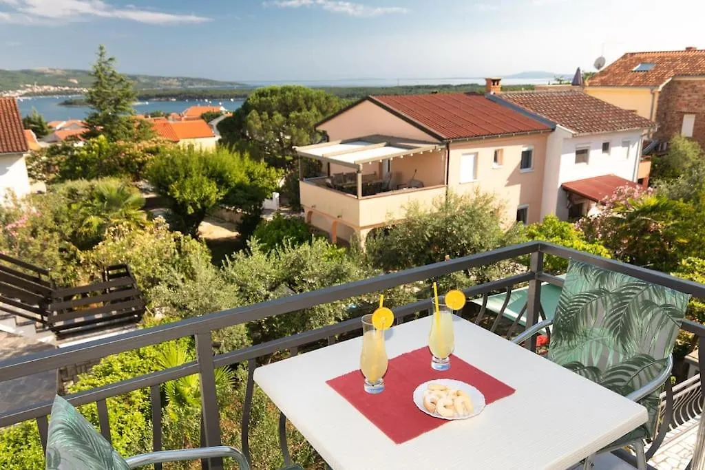 Kornić Apartmani Braut-Studio-Andrea 1 With Beautiful Sea View קרואטיה